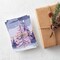Purple Winter Christmas Greeting Cards Boxed Set – 24 Holiday Notecards Featuring 12 Enchanting Tree Designs, Perfect for Stylish and Serene Festive Wishes